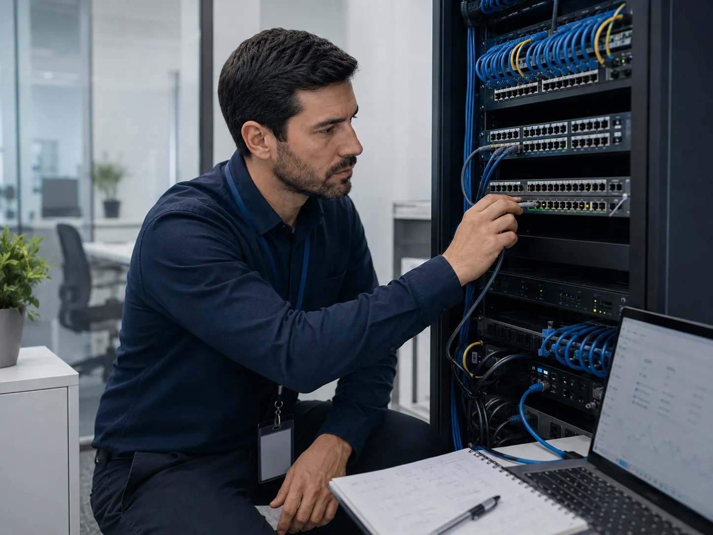 Diagnóstico de red e infraestructura TI